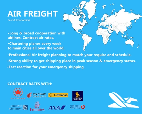 Guangzhou Air Cargo Service to Montreal Canada or Air Freight Shipping Agent
